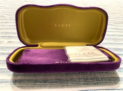 is gucci made in japan - authentic Gucci sunglasses case.